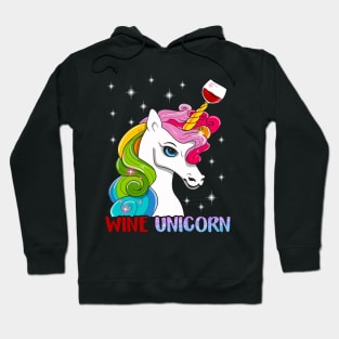 Wine Unicorn Hoodie